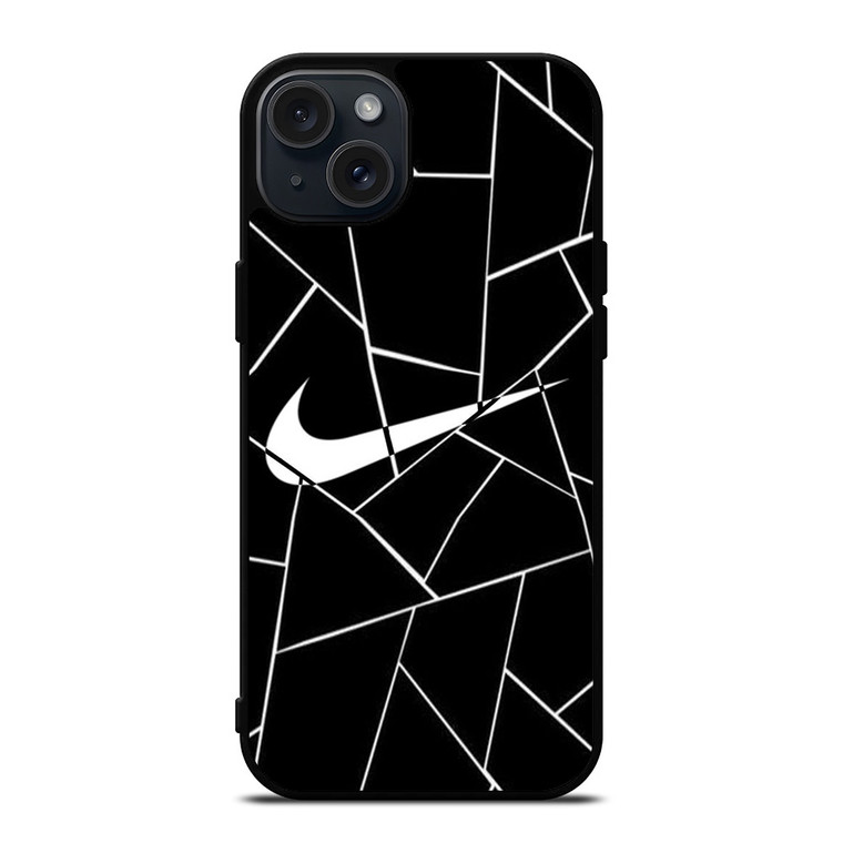 NIKE GEOMETRIC LOGO iPhone 15 Plus Case Cover NIKE GEOMETRIC LOGO iPhone 15 Plus Case Cover