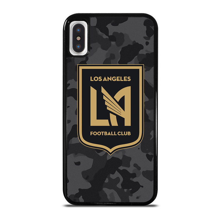 LOS ANGELES FC MLS BLACK CAMO iPhone X / XS Case Cover
