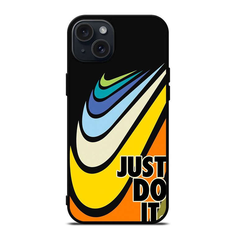 NIKE SWOOSH RETRO JUST DO IT iPhone 15 Plus Case Cover