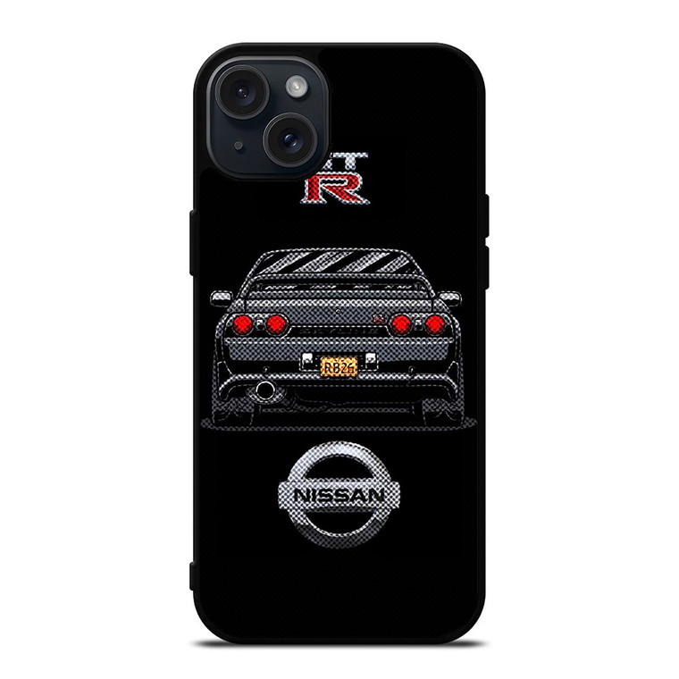 NISSAN GTR ILLUSTRATION iPhone 15 Plus Case Cover