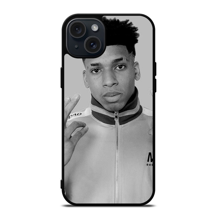 NLE CHOPPA RAPPER BLACK WHITE iPhone 15 Plus Case Cover NLE CHOPPA RAPPER BLACK WHITE iPhone 15 Plus Case Cover