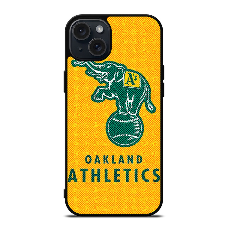 OAKLAND ATHLETICS MLB BASEBALL ICON iPhone 15 Plus Case Cover