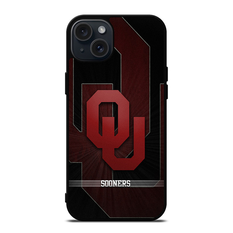OKLAHOMA SOONERS FOOTBALL LOGO iPhone 15 Plus Case Cover