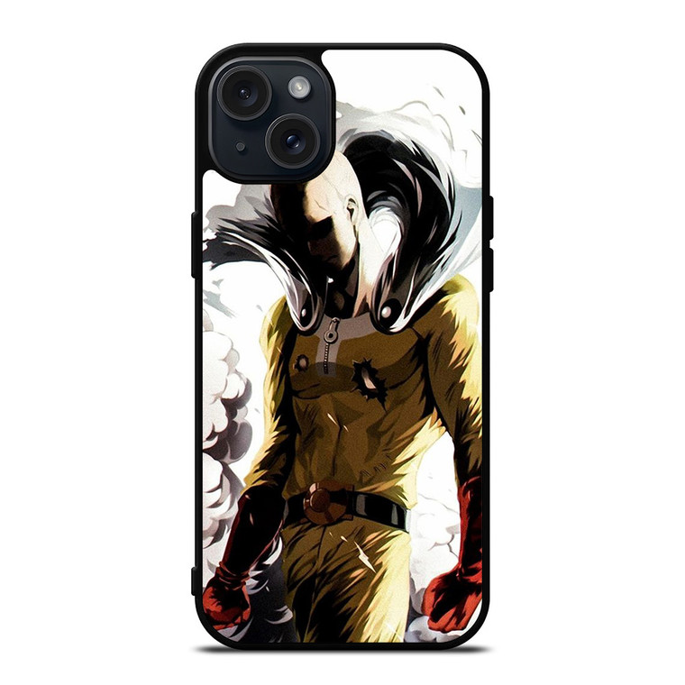 ONE PUNCH MAN SAITAMA ANGRY iPhone 15 Plus Case Cover
