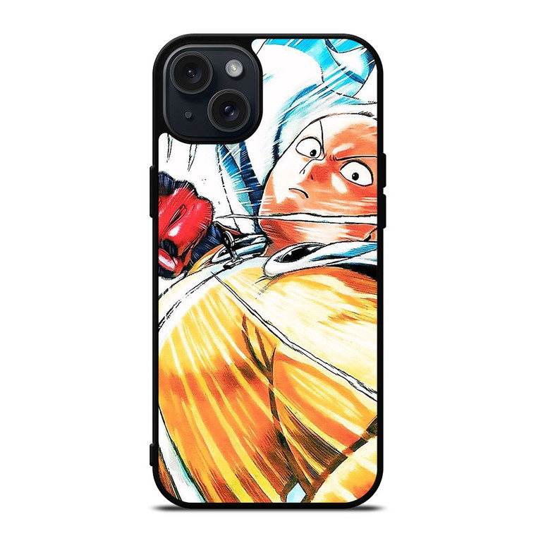 ONE PUNCH MAN SAITAMA SERIOUS iPhone 15 Plus Case Cover