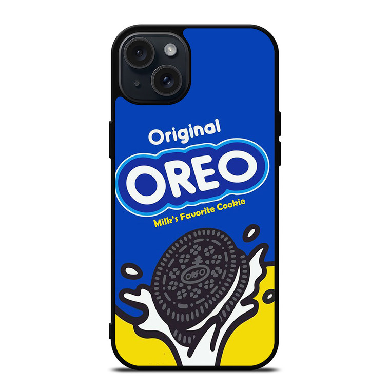 OREO CHOCOLATE MILK COOKIES iPhone 15 Plus Case Cover