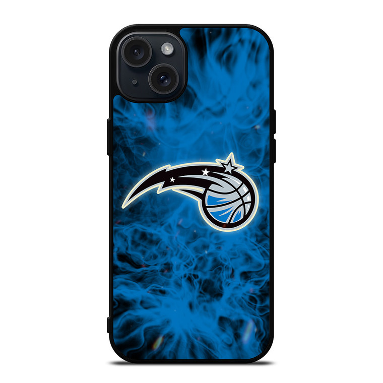 ORLANDO MAGIC BASKETBALL NBA FIRE iPhone 15 Plus Case Cover