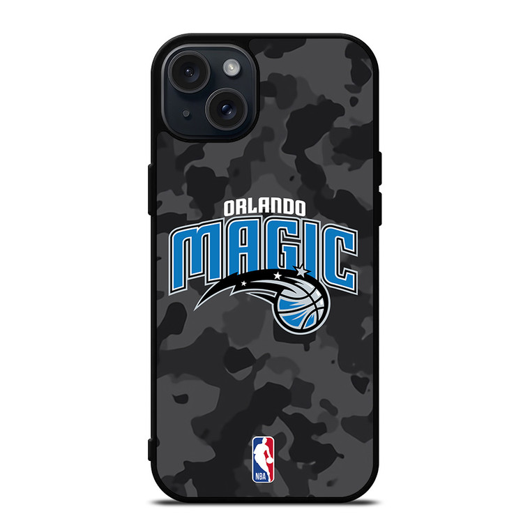 ORLANDO MAGIC BLACK CAMO iPhone 15 Plus Case Cover