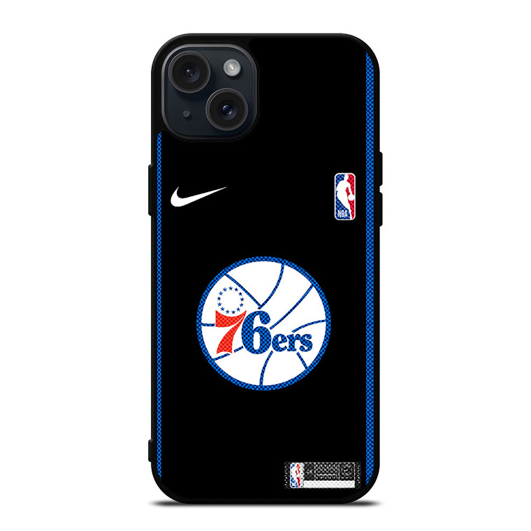 PHILADELPHIA 76ERS NIKE NBA BASKETBALL iPhone 15 Plus Case Cover