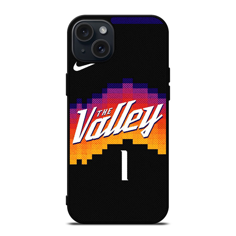 PHOENIX SUNS NBA DEVIN BOOKER BASKETBALL iPhone 15 Plus Case Cover