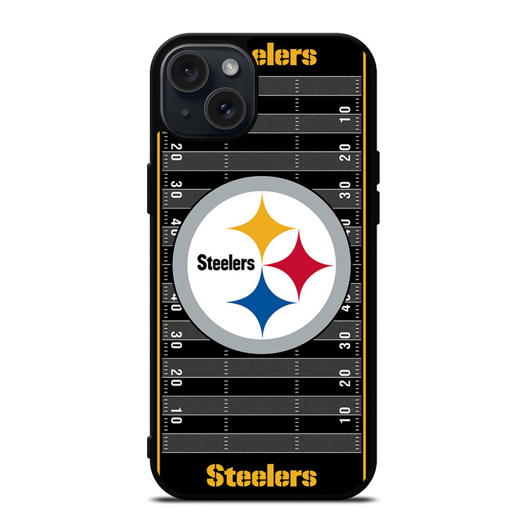 PITTSBURGH STEELERS FOOTBALL FIELD iPhone 15 Plus Case Cover