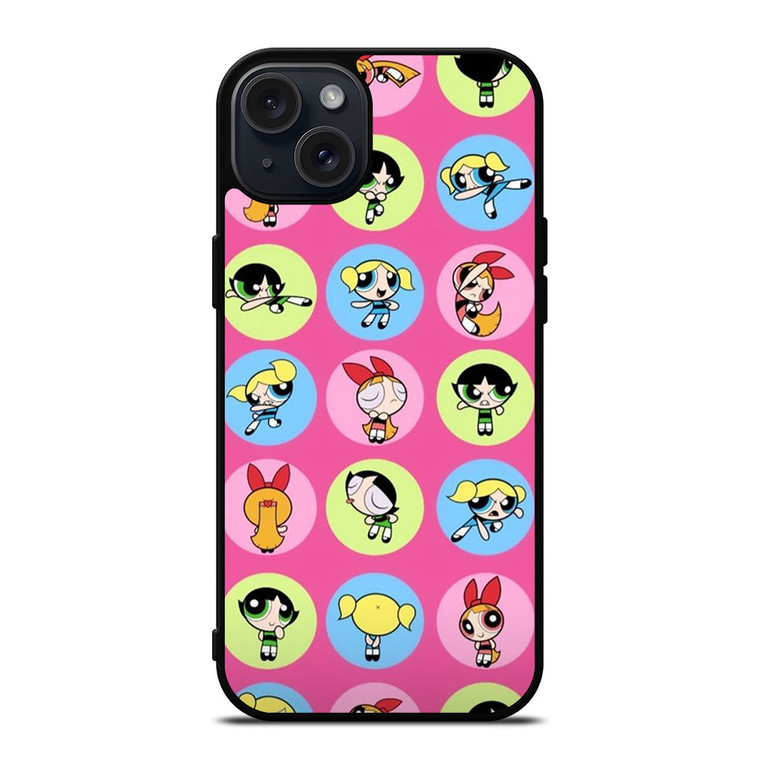 POWERPUFF GIRLS CUTE PATTERN iPhone 15 Plus Case Cover