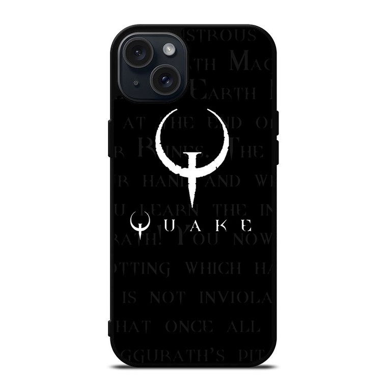 QUAKE GAMES LOGO 2 iPhone 15 Plus Case Cover