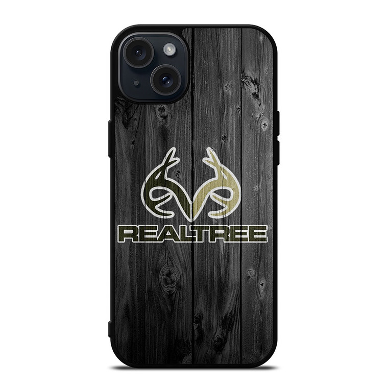 REALTREE WOODEN LOGO iPhone 15 Plus Case Cover