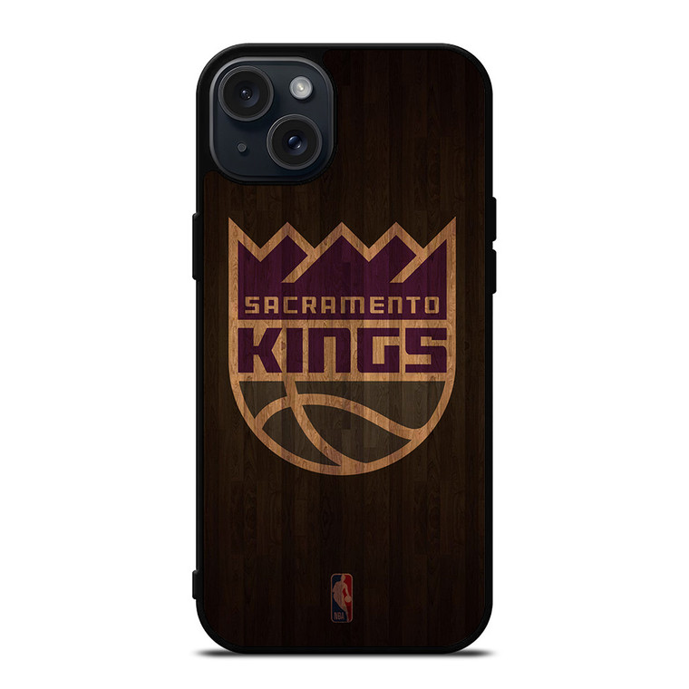 SACRAMENTO KINGS BASKETBALL COURT NBA iPhone 15 Plus Case Cover