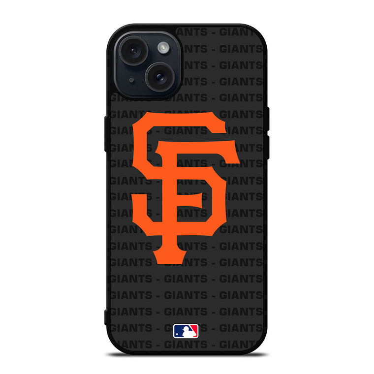 SAN FRANCISCO GIANTS BASEBALL BLACK iPhone 15 Plus Case Cover