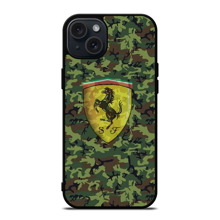 SCUDERIA FERRARI F1 CAMO iPhone 15 Plus Case Cover