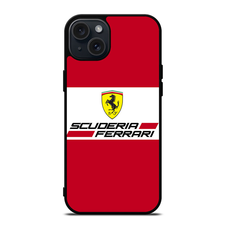 SCUDERIA FERRARI FORMULA ONE F1 RACING iPhone 15 Plus Case Cover