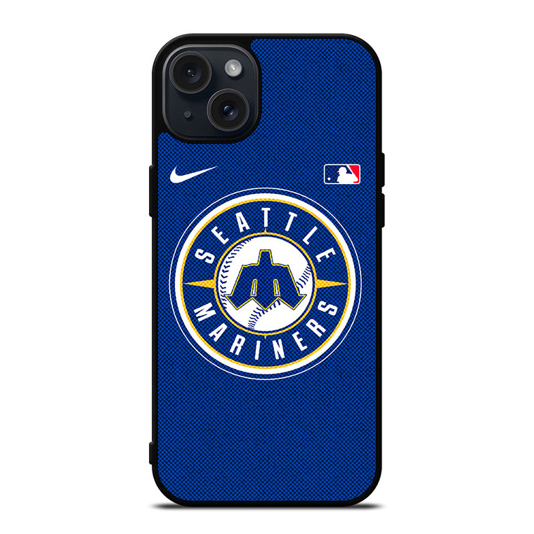 SEATTLE MARINERS MLB BASEBALL LOGO iPhone 15 Plus Case Cover