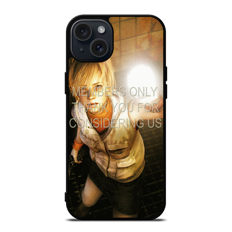 SILENT HILL MEMBERS ONLY iPhone 15 Plus Case Cover