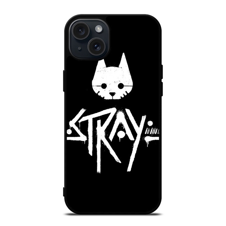 STRAY GAMES CAT LOGO iPhone 15 Plus Case Cover