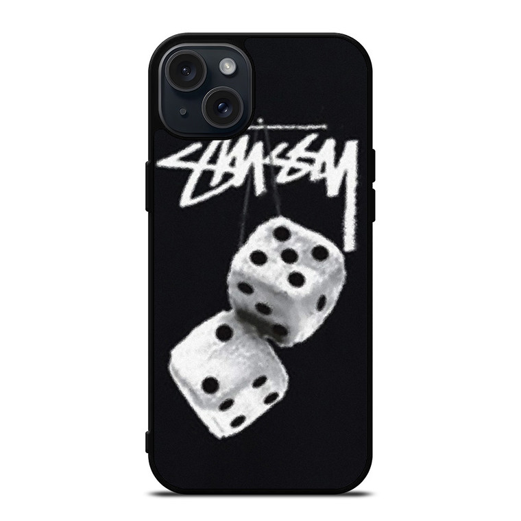 STUSSY FUZZY DICE iPhone 15 Plus Case Cover