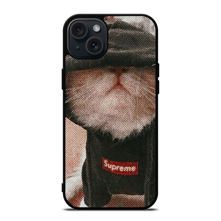 SUPREME CUTE CAT iPhone 15 Plus Case Cover