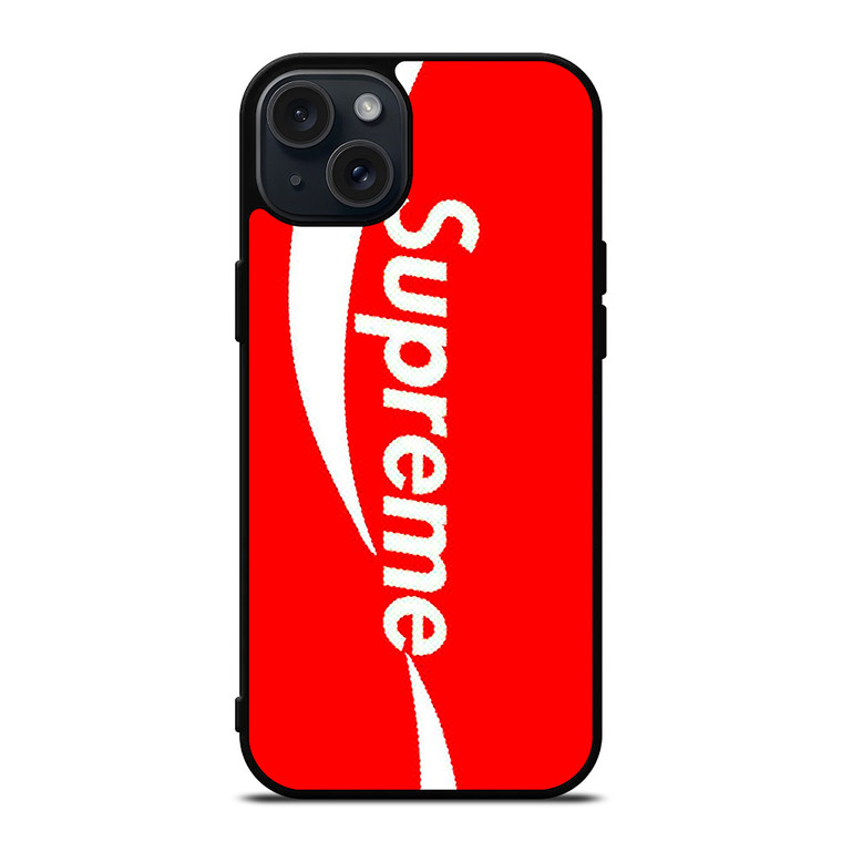SUPREME X COKE COCA COLA iPhone 15 Plus Case Cover
