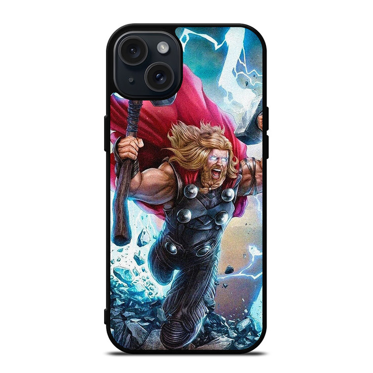 THOR COMIC ART iPhone 15 Plus Case Cover THOR COMIC ART iPhone 15 Plus Case Cover