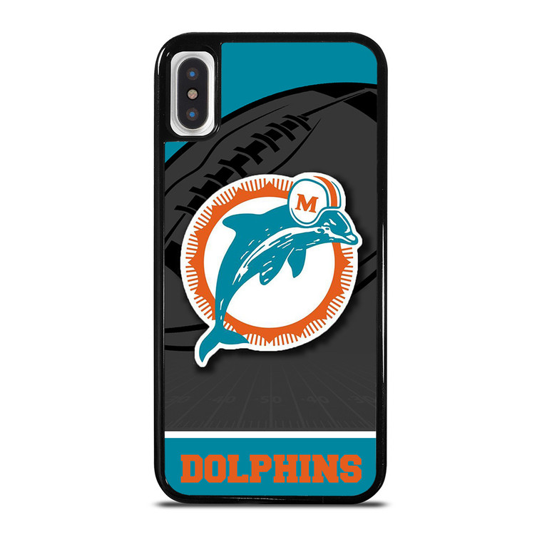 MIAMI DOLPHINS NFL TEAM iPhone X / XS Case Cover