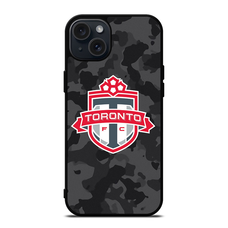 TORONTO FC MLS BLACK CAMO iPhone 15 Plus Case Cover