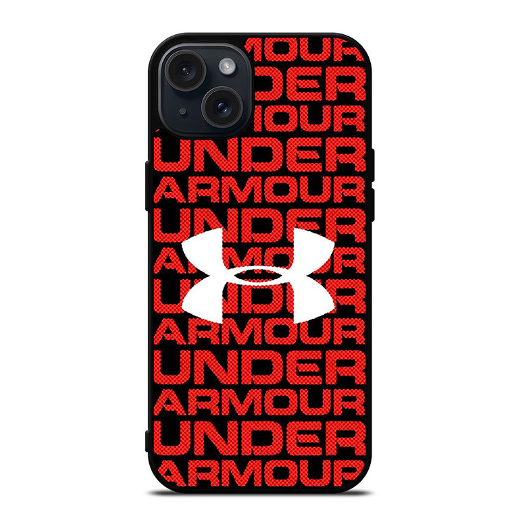 UNDER ARMOUR RED LOGO iPhone 15 Plus Case Cover