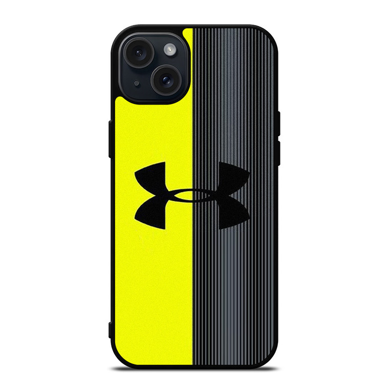 UNDER ARMOUR YELLOW STRIPE iPhone 15 Plus Case Cover