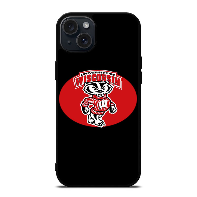 UNIVERSITY OF WISCONSIN ICON iPhone 15 Plus Case Cover