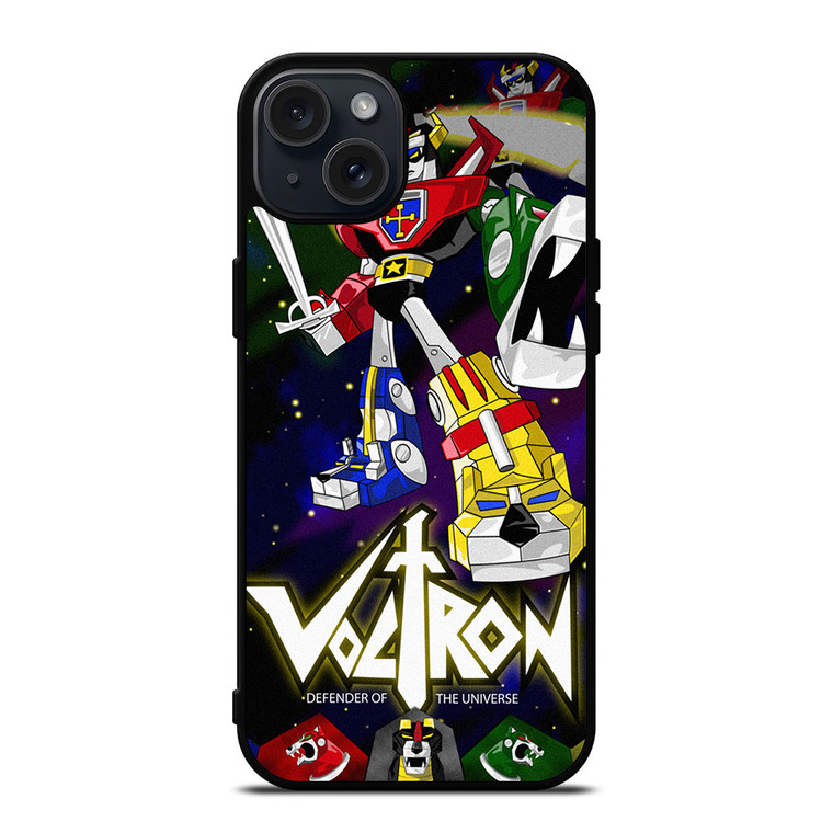 VOLTRON DEFENDER OF THE UNIVERSE ANIMATION iPhone 15 Plus Case Cover