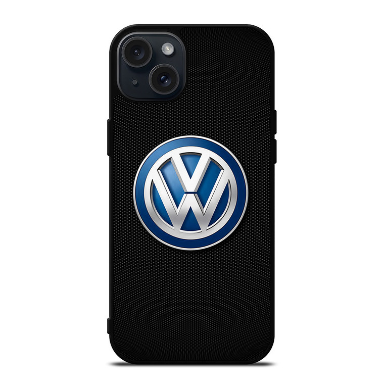 VW VOLKSWAGEN CARBON FIBER iPhone 15 Plus Case Cover