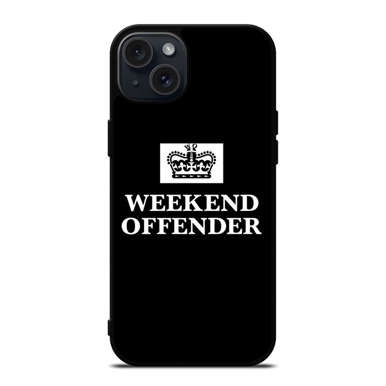 WEEKEND OFFENDER LOGO iPhone 15 Plus Case Cover