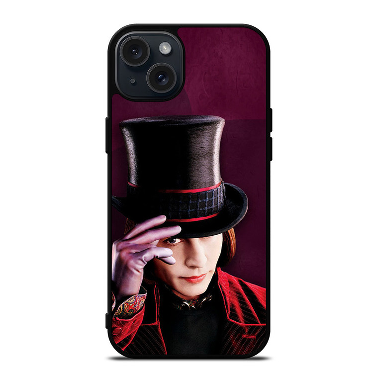 WILLY WONKA JOHNNY DEPP 2 iPhone 15 Plus Case Cover