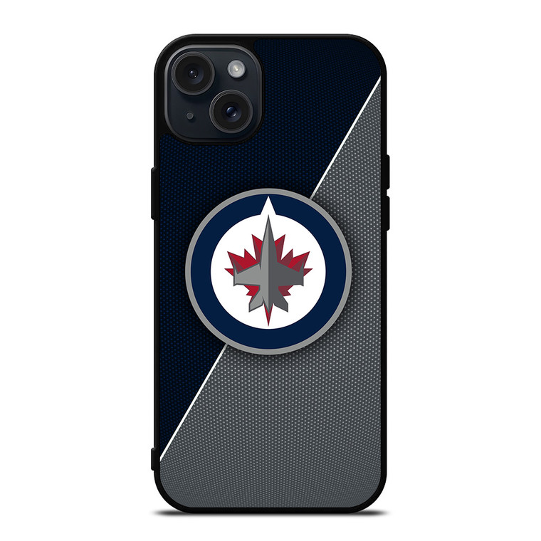 WINNIPEG JETS NHL HOCKEY LOGO iPhone 15 Plus Case Cover
