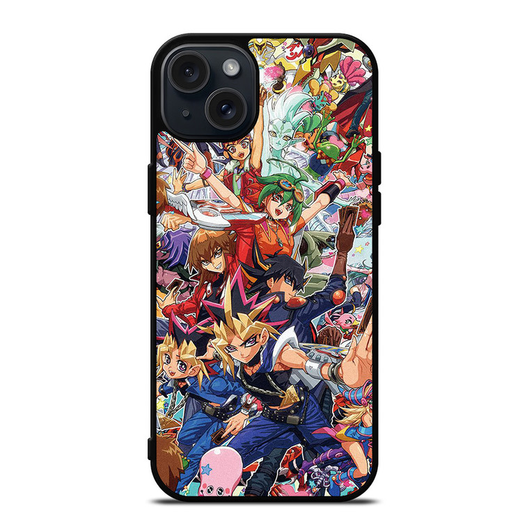 YU GI OH GAMES COLLAGE iPhone 15 Plus Case Cover YU GI OH GAMES COLLAGE iPhone 15 Plus Case Cover