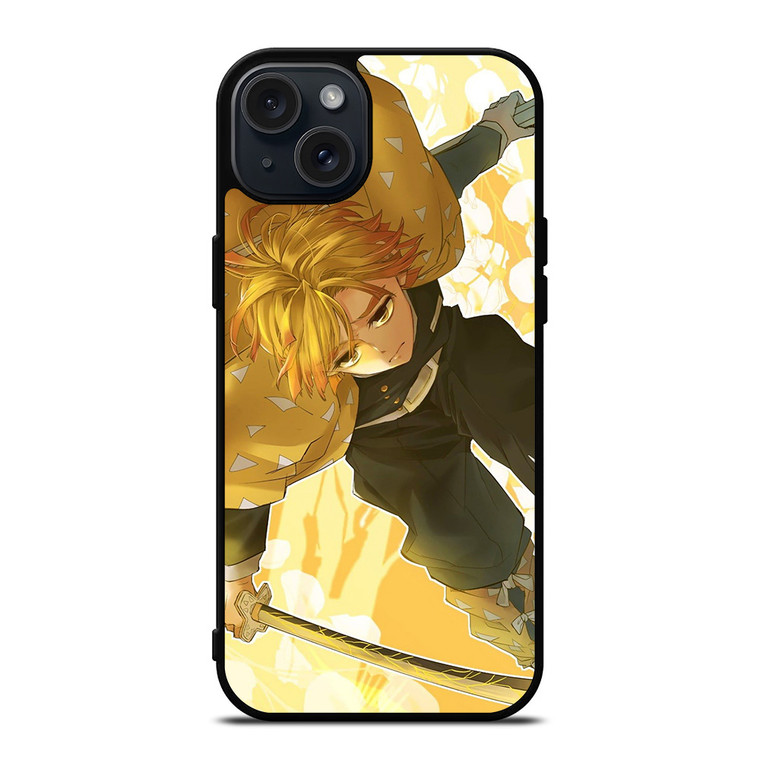 ZENITSU AGATSUMA DEMON SLAYER ANIME 2 iPhone 15 Plus Case Cover ZENITSU AGATSUMA DEMON SLAYER ANIME 2 iPhone 15 Plus Case Cover