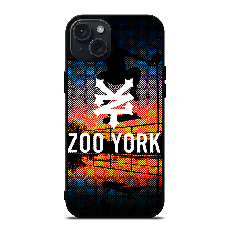 ZOO YORK SKATEBOARD SUNSET SKY iPhone 15 Plus Case Cover