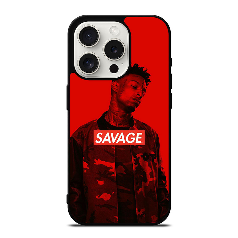 21 SAVAGE RAPPER iPhone 15 Pro Case Cover