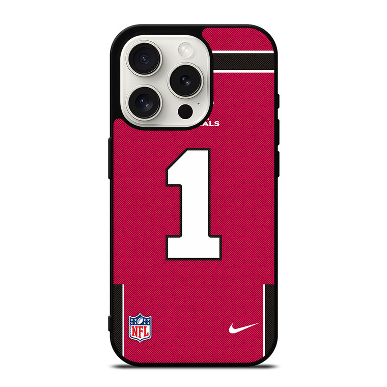 ARIZONA CARDINALS KYLER MURRAY 1 NFL NIKE iPhone 15 Pro Case Cover ARIZONA CARDINALS KYLER MURRAY 1 NFL NIKE iPhone 15 Pro Case Cover