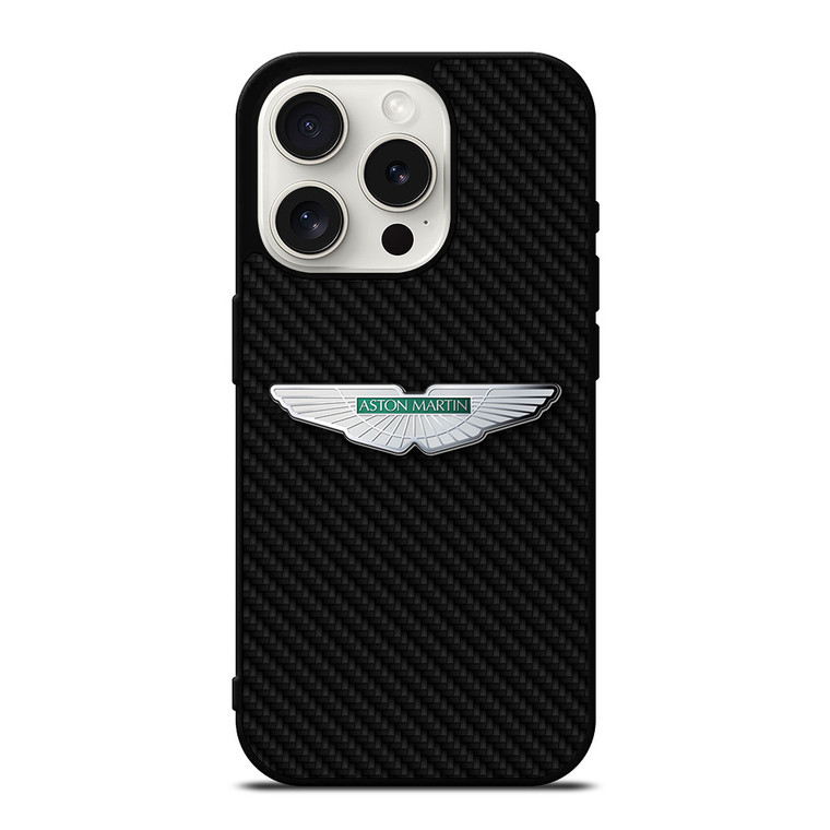 ASTON MARTIN CAR CARBON FIBER iPhone 15 Pro Case Cover