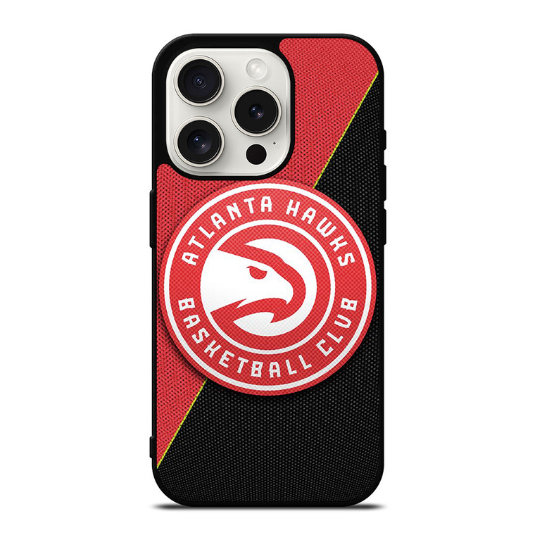 ATLANTA HAWKS NBA BASKETBALL LOGO iPhone 15 Pro Case Cover