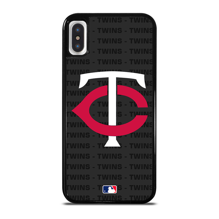 MINNESOTA TWINS BASEBALL BLACK iPhone X / XS Case Cover