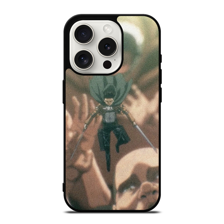 ATTACK ON TITAN LEVI ACKERMAN iPhone 15 Pro Case Cover