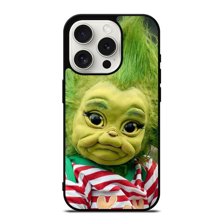 BABY GRINCH CARTOON iPhone 15 Pro Case Cover