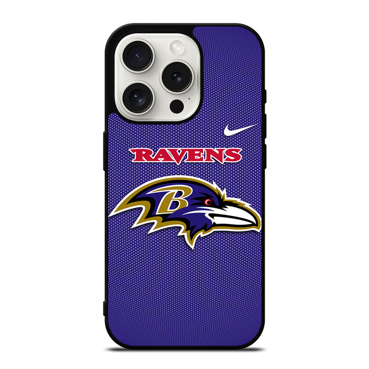 BALTIMORE RAVENS NFL FOOTBALL NIKE iPhone 15 Pro Case Cover